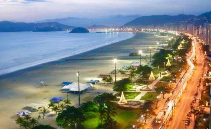 דירות São Vicente Kitinete Frente Ao Mar 1315 מראה חיצוני תמונה
